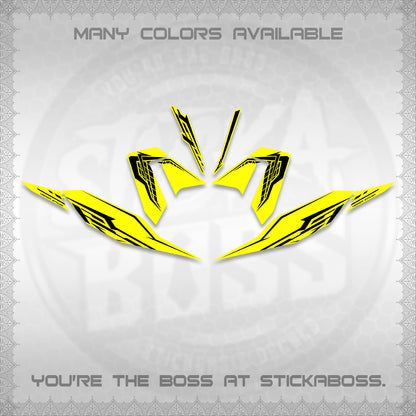 CLICK 125 V4 DECALS (2026 VEERIZA STYLISH DESIGN) STICKER DECALS By STICKABOSS
