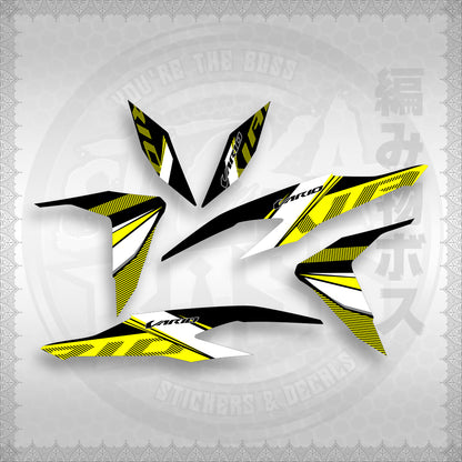 STICKER DECALS for CLICK V2 (CV2VA20MA) By STICKABOSS (SOFIE LAMINATED WATERPROOF)