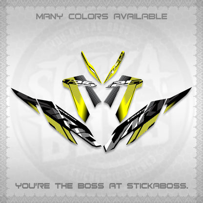 CLICK 125 V4 MALAYSIAN VARIO DECALS (2020 DESIGN) STICKER DECALS By STICKABOSS