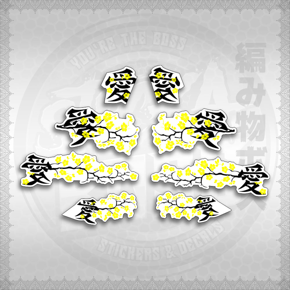 STICKER DECALS for NMAX V3 TURBO INDO FOR WHITE (NV3FWSAXFL) By STICKABOSS (SOFIE LAMINATED WATERPROOF)