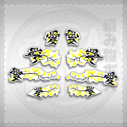 STICKER DECALS for NMAX V3 TURBO INDO FOR WHITE (NV3FWSAXFL) By STICKABOSS (SOFIE LAMINATED WATERPROOF)