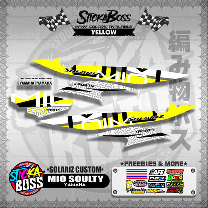 MIO SOULTY DECALS ( SOLARIZ CUSTOM )【WITH FREEBIES】