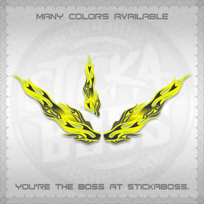 GIORNO 125 DECALS (2026 FIRE CUSTOM 003 DESIGN) STICKER DECALS BY STICKABOSS
