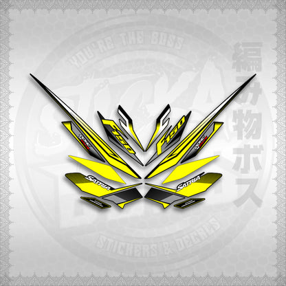 STICKER DECALS for RAIDER 150 FI THAI (RFISATH03DE) By STICKABOSS (SOFIE LAMINATED WATERPROOF)