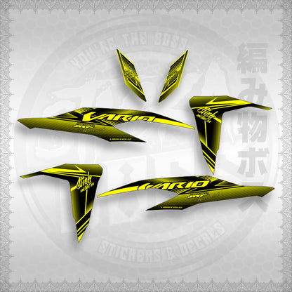 CLICK 125 / 150 V3 ( VARIO JRP ) STICKER DECALS By Stickaboss