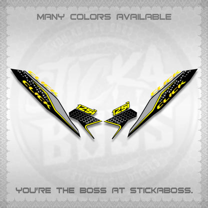 CLICK 125i V3 DECALS(2026 DEKAPAN SEMBILAN DESIGN)STICKER DECALS BY STICKABOSS