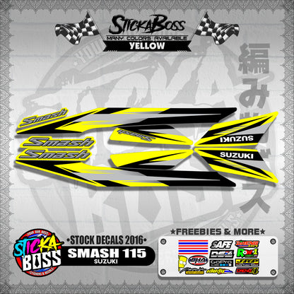 SMASH 115 ( STOCK DECALS 2016 )【WITH FREEBIES】