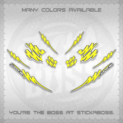 ADV 160 STRIPING FOR WHITE  (1 TONE PUTREA VIRDIAN)STICKER DECALS By STICKABOSS