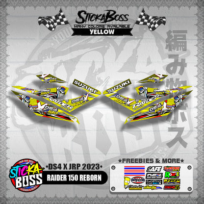 RAIDER 150 REBORN DECALS ( DS4 X JRP 2023 )【WITH FREEBIES】