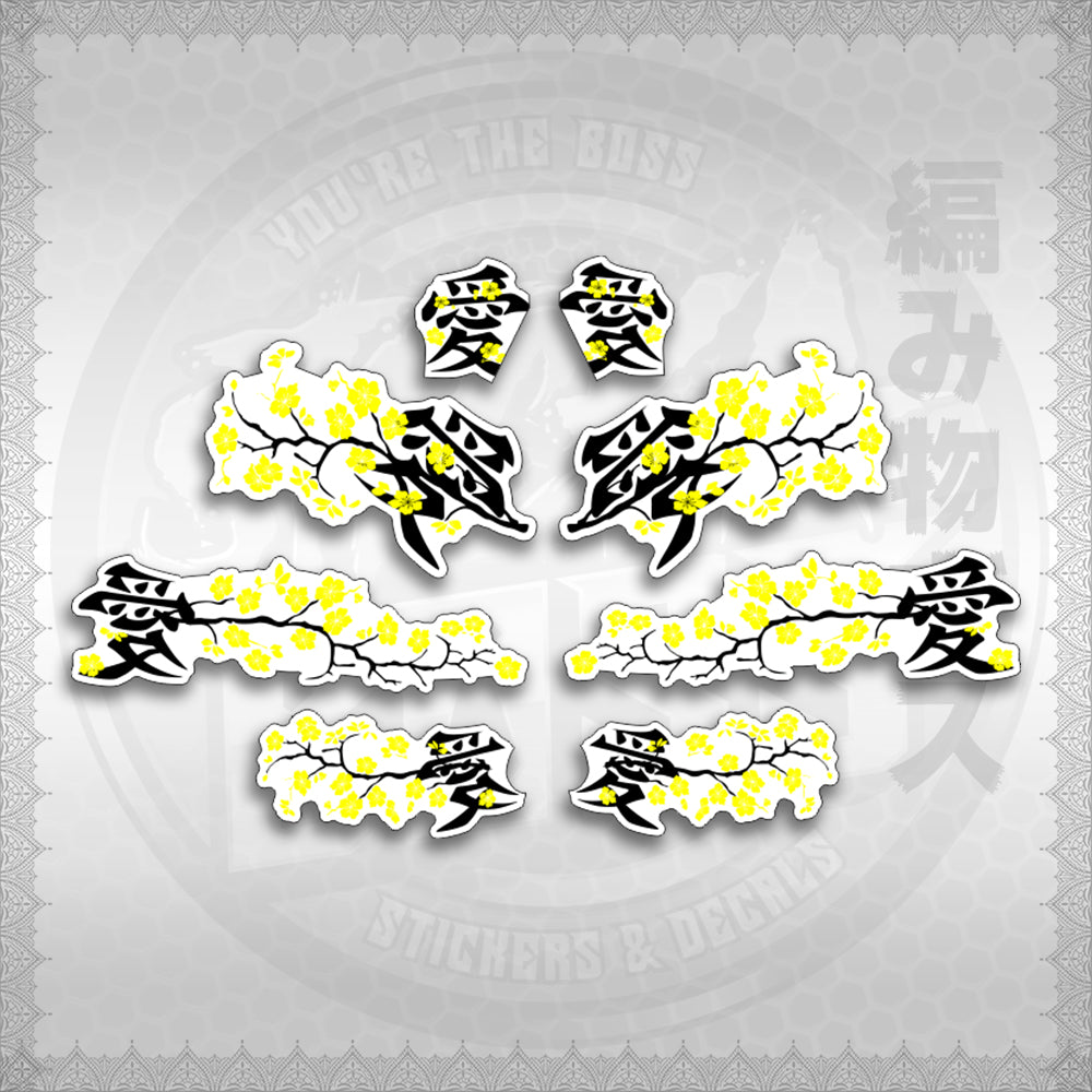 STICKER DECALS for NMAX V1 INDO FOR WHITE (NV1FWSAXFL) By STICKABOSS (SOFIE LAMINATED WATERPROOF)