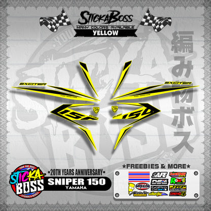 SNIPER 150 DECALS ( 20TH YEARS ANNIVERSARY )【WITH FREEBIES】