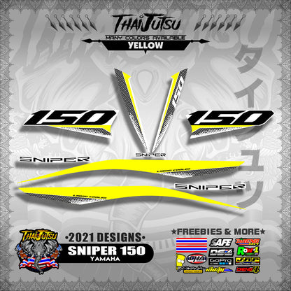SNIPER 150 DECALS ( 2021 DESIGNS )【WITH FREEBIES】