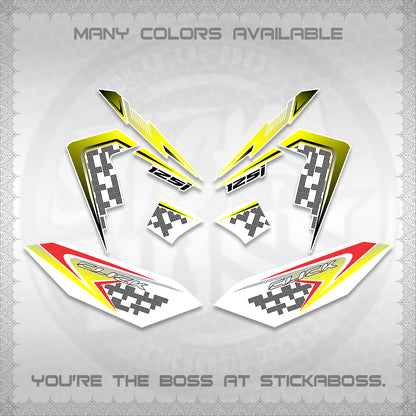CLICK 125 V4 VIETNAM FOR WHITE DECALS (2026 TERBARU MOTIF DESIGN) STICKER KITS BY STICKABOSS
