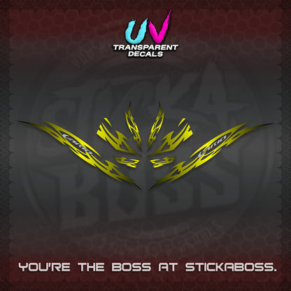 CLICK 125 V3 INDO VARIO UV TRANSPARENT DECALS (2026 NUSANTARA STRIPING) STICKER DECALS By STICKABOSS