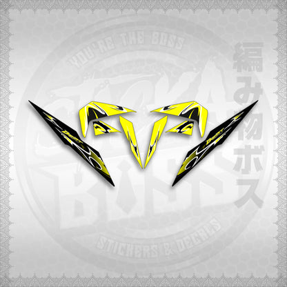 STICKER DECALS for BEAT FI V2 (BV225LENEMOHO) By STICKABOSS (SOFIE LAMINATED WATERPROOF)