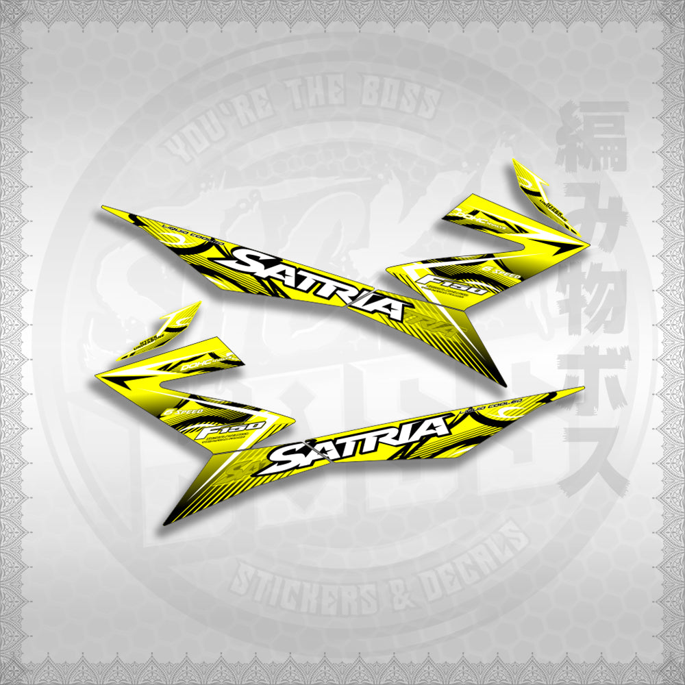 STICKER DECALS for RAIDER 150 FI (RFISATHMATH) By STICKABOSS (SOFIE LAMINATED WATERPROOF)
