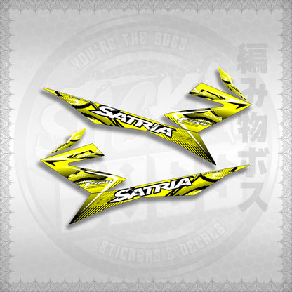 STICKER DECALS for RAIDER 150 FI (RFISATHMATH) By STICKABOSS (SOFIE LAMINATED WATERPROOF)