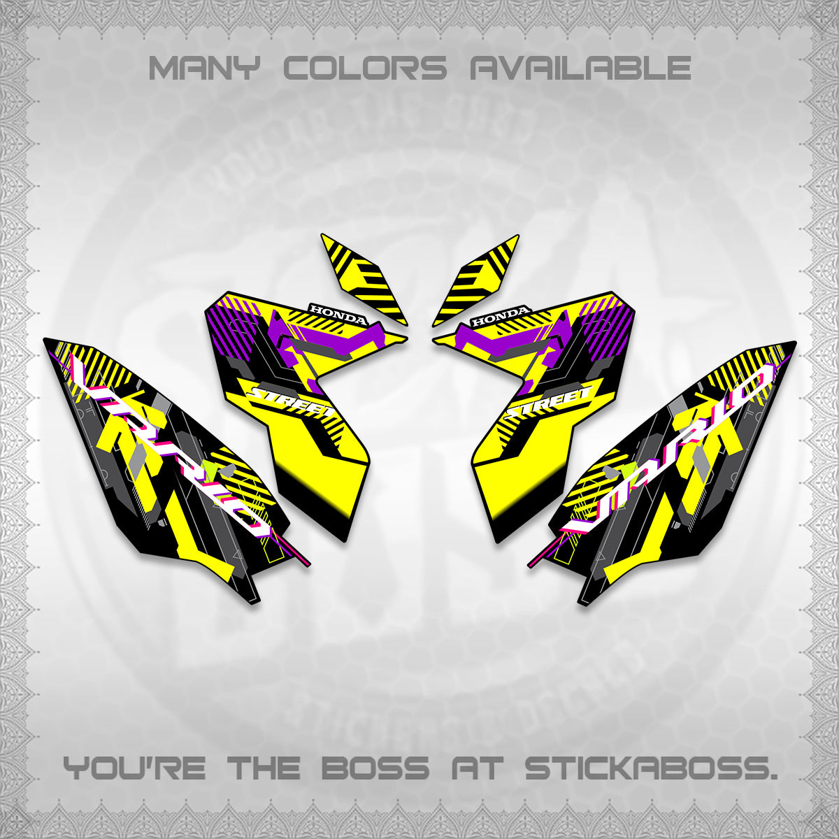 CLICK 125 V3 VARIO DECALS (2026 STREET STYLE EDITION) STICKER DECALS By STICKABOSS