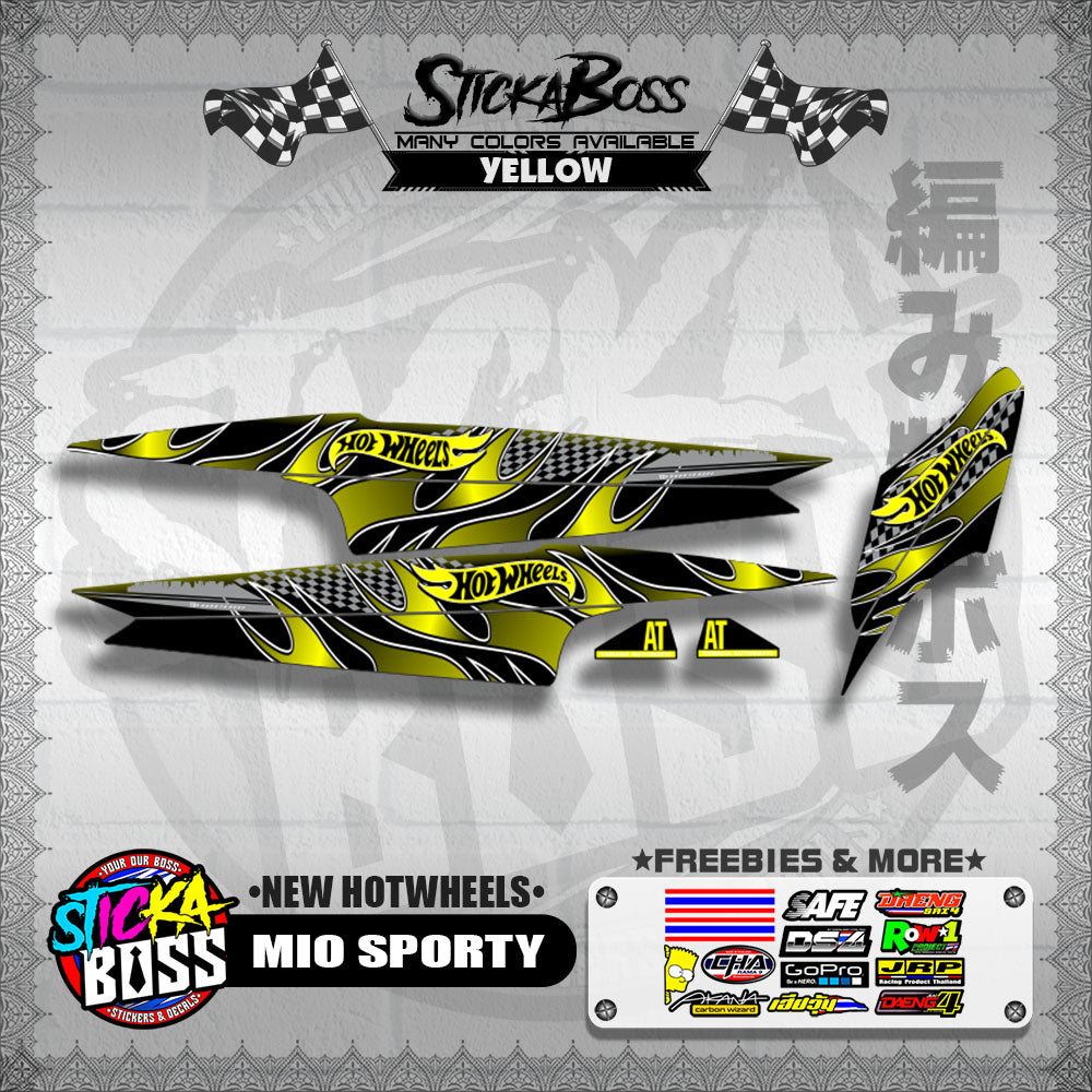 MIO SPORTY DECALS ( NEW HOTWHEELS )【WITH FREEBIES】