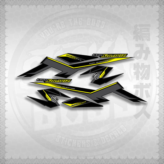 MIO I 125 M3 CYBER EGO SOLARIZ STICKER DECALS By STICKABOSS (SOFIE LAMINATED WATERPROOF)