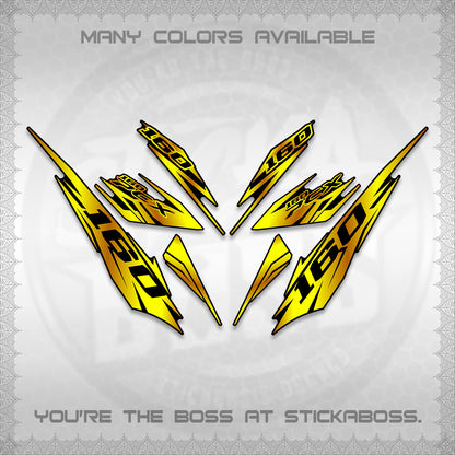 PCX 150 160 INDO DECALS (2026 NEW 08 DESIGN) STICKER DECALS By STICKABOSS