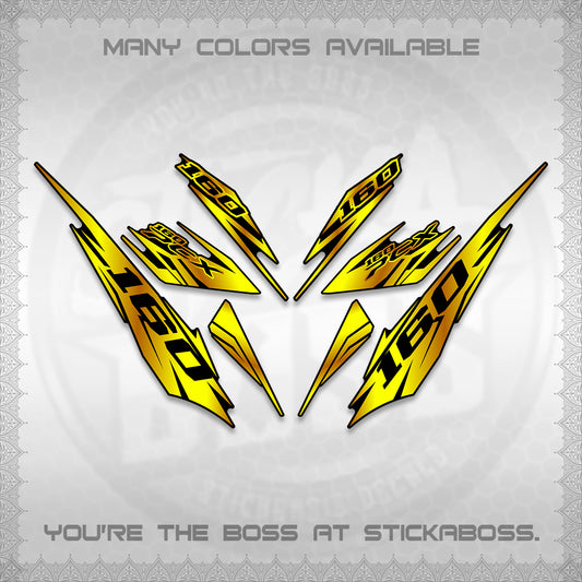 PCX 150 160 INDO DECALS (2026 NEW 08 DESIGN) STICKER DECALS By STICKABOSS