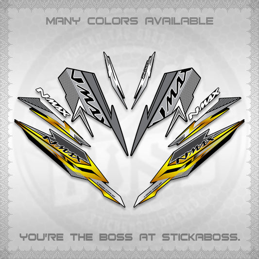 NMAX V2 DECALS (2026 VARIO STYLE) STICKER DECALS By STICKABOSS