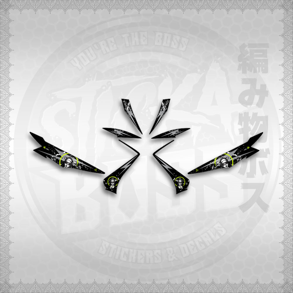 STICKER DECALS for MIO SOUL I CARB MALAYSIAN (MSILASA) By STICKABOSS (SOFIE LAMINATED WATERPROOF)