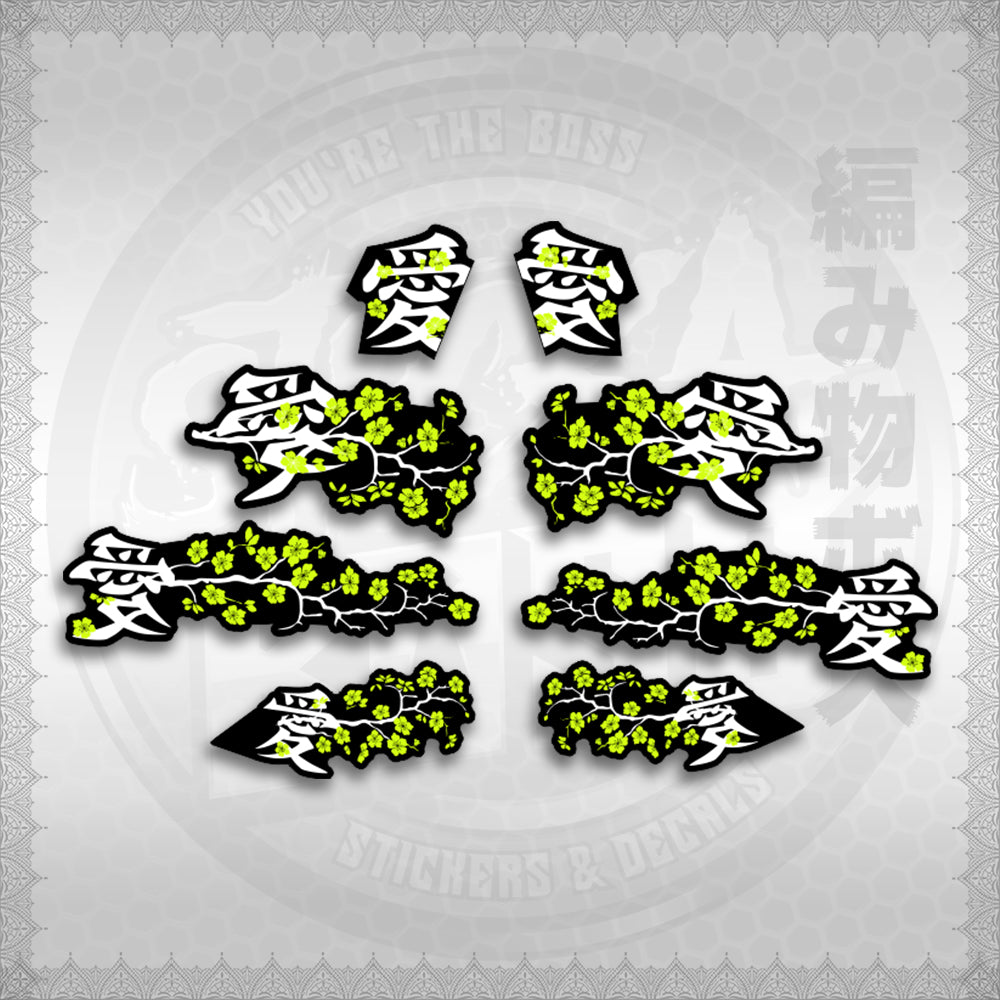 STICKER DECALS for NMAX V3 TURBO INDO (NV3SAXFL) By STICKABOSS (SOFIE LAMINATED WATERPROOF)