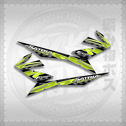 STICKER DECALS for RAIDER 150 FI (RFISATHMATH02) By STICKABOSS (SOFIE LAMINATED WATERPROOF)