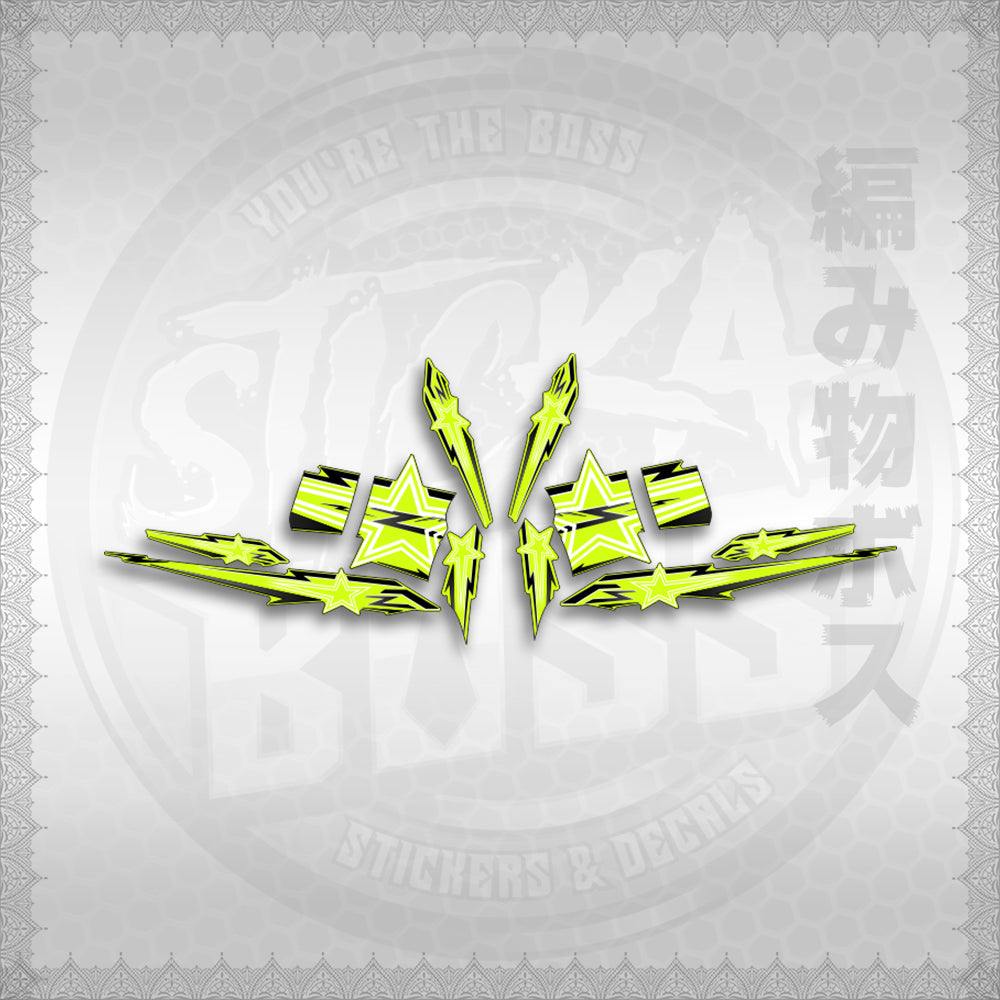 STICKER DECALS for AEROX 155 V2 MALAYSIAN (AV2NESTMO01) By STICKABOSS (SOFIE LAMINATED WATERPROOF)