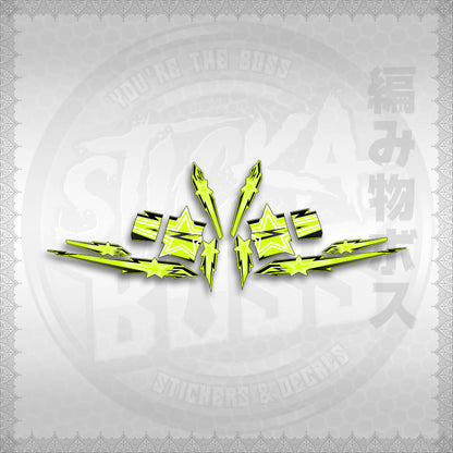 STICKER DECALS for AEROX 155 V2 MALAYSIAN (AV2NESTMO01) By STICKABOSS (SOFIE LAMINATED WATERPROOF)