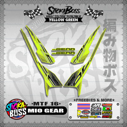MIO GEAR DECALS ( MTF 16 )【WITH FREEBIES】