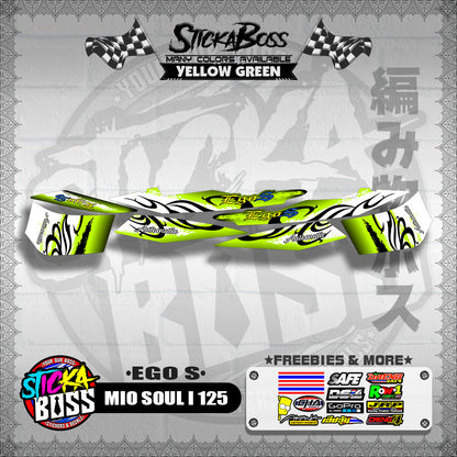 MIO SOUL I 125 DECALS ( EGO S )【WITH FREEBIES】
