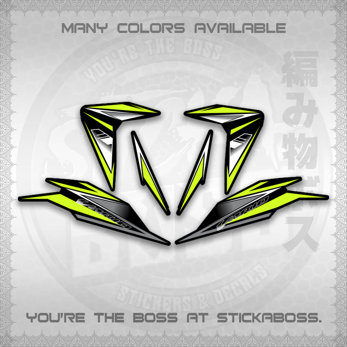 CLICK 125 V3 INDO CONCEPT ( SLASH BLADE VARIO ) STICKER DECALS By STICKABOSS