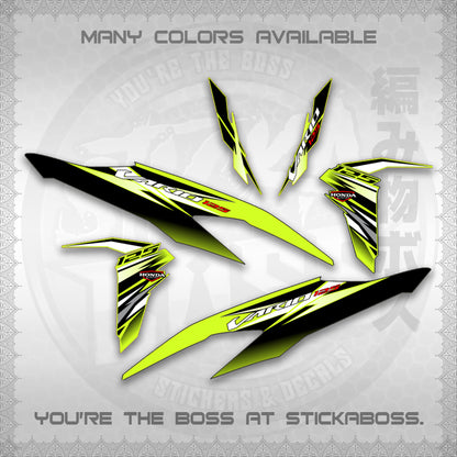 CLICK 125 V2 MALAY INDO CONCEPT ( VARIO STRIPING SLASH ) STICKER DECALS By STICKABOSS