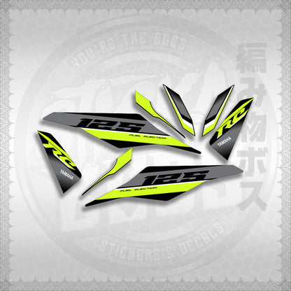 MIO I 125 M3 DASH RC EDITION STICKER DECALS By STICKABOSS (SOFIE LAMINATED WATERPROOF)