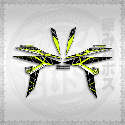 STICKER DECALS for SNIPER 155 MALAYSIAN (S155MICIY16) By STICKABOSS (SOFIE LAMINATED WATERPROOF)