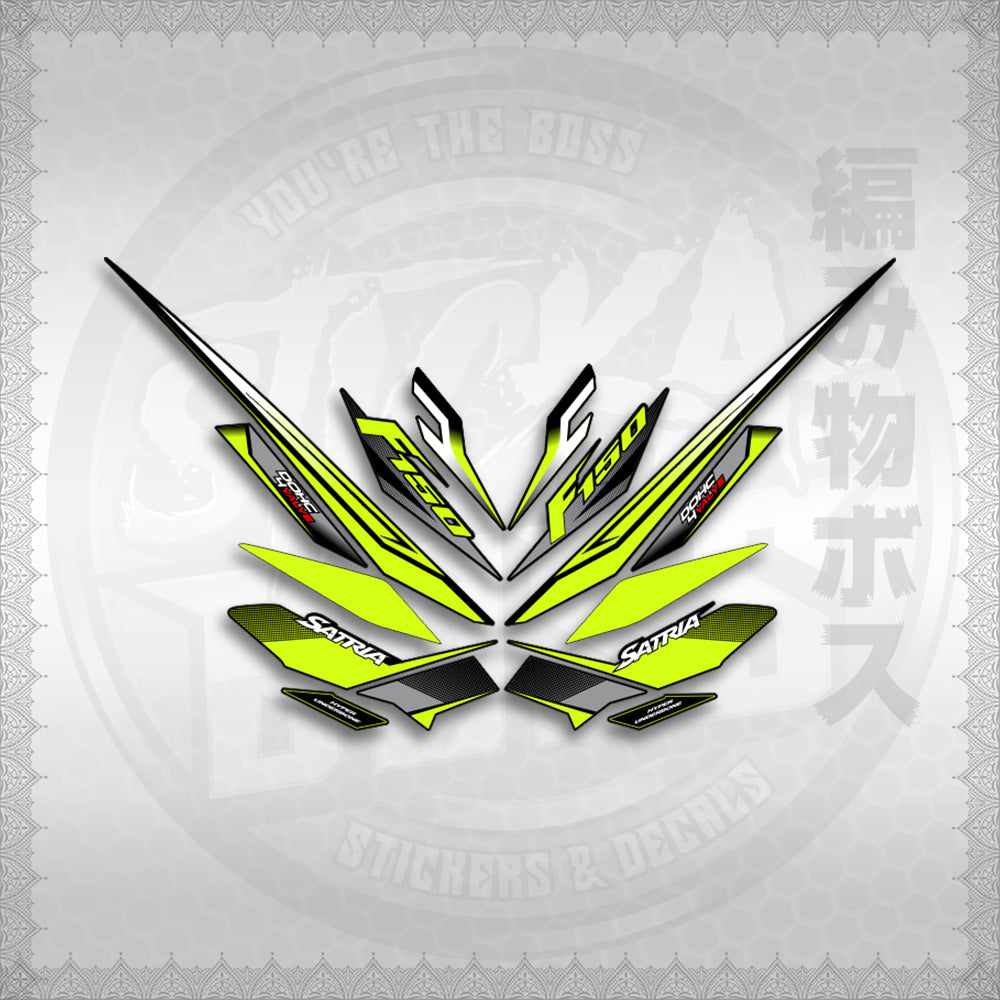 STICKER DECALS for RAIDER 150 FI THAI (RFISATH03DE) By STICKABOSS (SOFIE LAMINATED WATERPROOF)