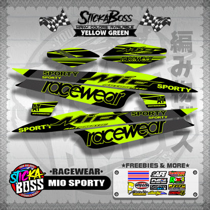 MIO SPORTY DECALS ( RACEWEAR )【WITH FREEBIES】