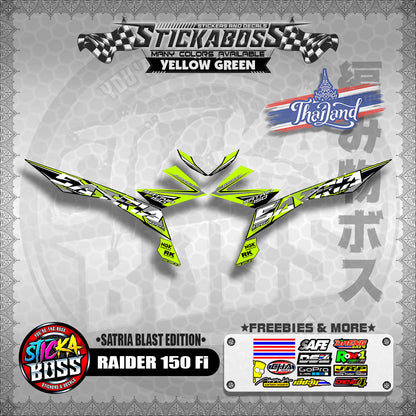SUZUKI RAIDER 150 Fi Thai Decals ( Satria Blast Edition )【WITH FREEBIES】Thailand Concept