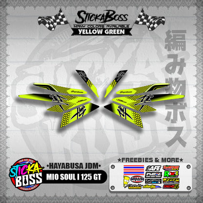 MIO SOUL I 125 GT DECALS ( HAYABUSA JDM )【WITH FREEBIES】