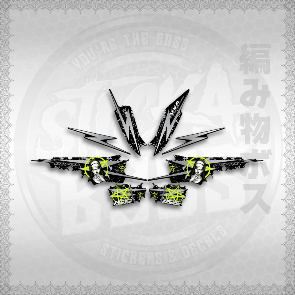 STICKER DECALS for AEROX 155 V2 MALAYSIAN (AV2STLASA) By STICKABOSS (SOFIE LAMINATED WATERPROOF)