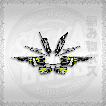 STICKER DECALS for AEROX 155 V2 MALAYSIAN (AV2STLASA) By STICKABOSS (SOFIE LAMINATED WATERPROOF)