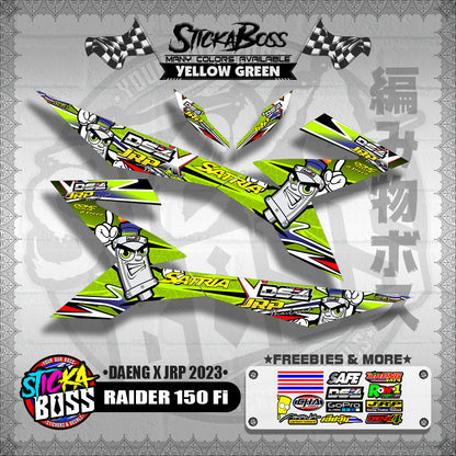 RAIDER 150 Fi DECALS ( DAENG x JRP 2023 )【WITH FREEBIES】