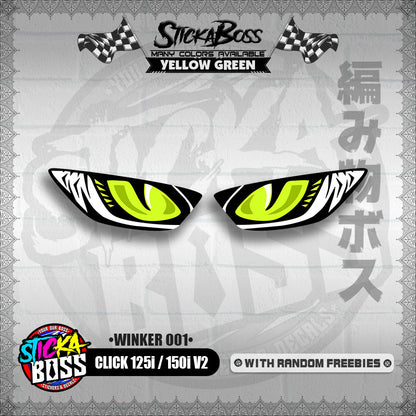 CLICK 125i / 150i V2 (WINKER 001) TRANSPARENT【WITH FREEBIES】
