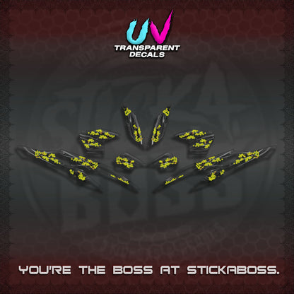 CLICK 125 V2 UV TRANSPARENT DECALS (2026 NEW SAKURA WIND)STICKER DECALS By STICKABOSS