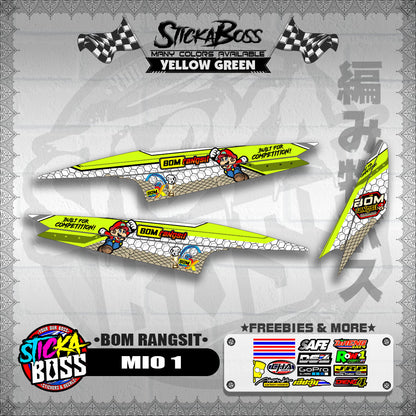 MIO 1 INDO DECALS ( BOM RANGSIT )【WITH FREEBIES】