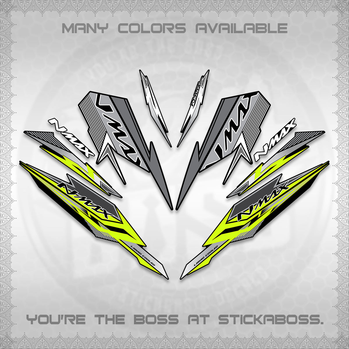 NMAX V2 DECALS (2026 VARIO STYLE) STICKER DECALS By STICKABOSS