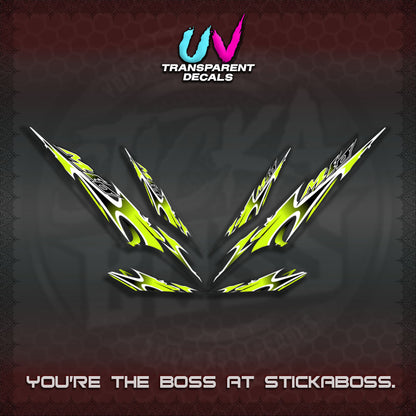 MIO 1 INDO UV TRANSPARENT (STRIPING A46 DESIGN)STICKER DECALS By STICKABOSS